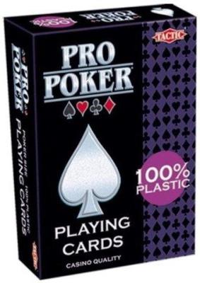 Karty plastikowe ProPoker mix kolor. Wydawca: Tactic. SmakLiter.pl Opakowanie Karty plastikowe ProPoker mix kolor