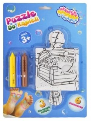 Okładka książki Koloruj na okrągło - Puzzle do kapieli
