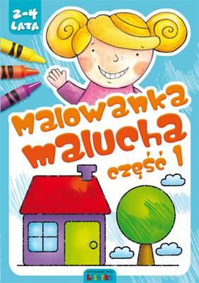 Malowanka malucha część 1 LITERKA. Autor:   Praca zbiorowa. SmakLiter.pl Okładka książki Malowanka malucha część 1 LITERKA