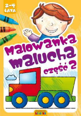 Malowanka malucha część 2. Autor: Lidia Szwabowska. SmakLiter.pl Okładka książki Malowanka malucha część 2