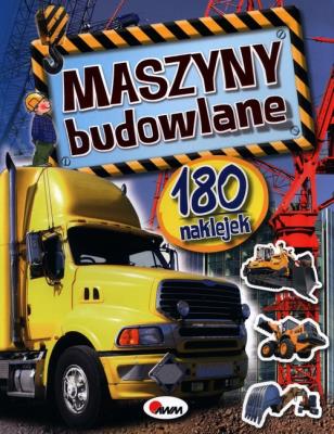 Okładka książki Maszyny budowlane - 180 naklejek