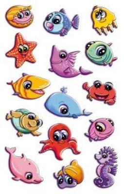 Okładka książki Naklejki 3D Morskie