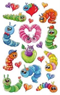 Okładka książki Naklejki 3D Robaczki