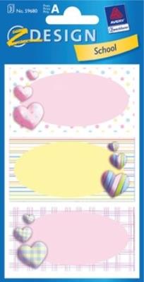 Okładka książki Naklejki na zeszyty serca