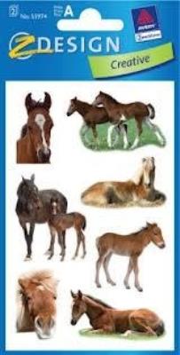 Okładka książki Naklejki papierowe - Konie 2