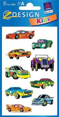Okładka książki Naklejki papierowe - samochody