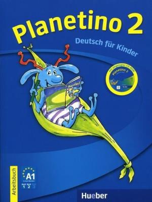 Planetino 2 SP Ćwiczenia. Język niemiecki + cd. Autor: Kopp Gabriele, Büttner Siegfried, Alberti Josef. SmakLiter.pl Okładka książki Planetino 2 SP Ćwiczenia. Język niemiecki + cd