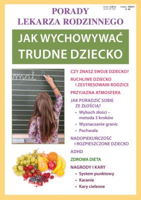 Okładka książki Porady lek. rodzinnego. Jak wych. trudne dziecko