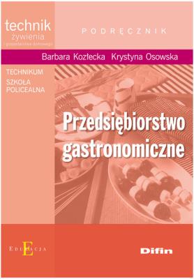 Okładka książki Przedsiębiorstwo gastronomiczne DIFIN