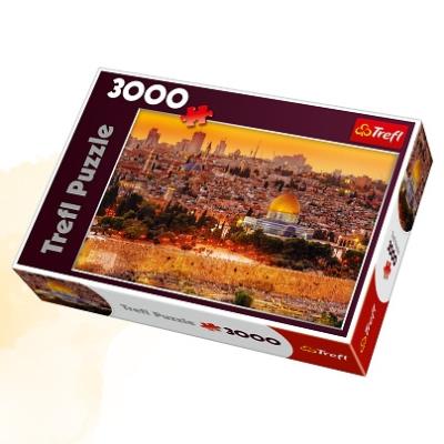 Puzzle 3000 Dachy Jerozolimy TREFL. Autor: 33032. SmakLiter.pl Okładka książki Puzzle 3000 Dachy Jerozolimy TREFL