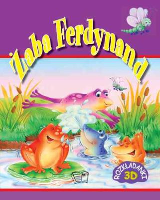 Rozkładanki żaba Ferdynand. Autor: Gordon Volke, Toon Robert. SmakLiter.pl Okładka książki Rozkładanki żaba Ferdynand