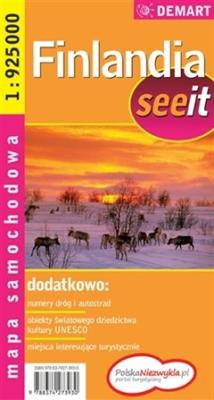 Okładka książki See it Finlandia - mapa samochodowa 1:925 000