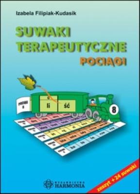 Suwaki terapeutyczne. Pociągi. Autor: Filipiak-Kudasik Izabela. SmakLiter.pl Okładka książki Suwaki terapeutyczne. Pociągi