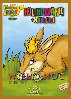 Okładka książki Wielkanoc. Święconka - kolorowanki+naklejki