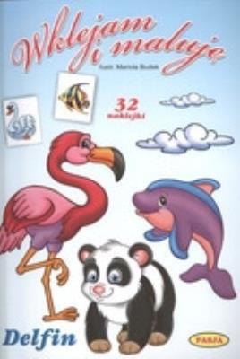 Okładka książki Wklejam i maluję - Delfin