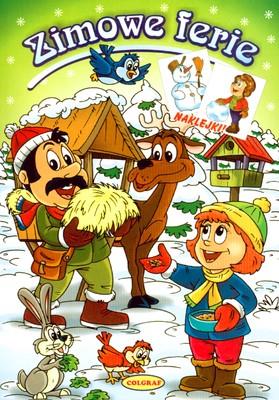 Zimowe ferie. Autor:   Praca zbiorowa. SmakLiter.pl Okładka książki Zimowe ferie
