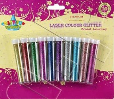 Okładka książki Brokat laserowy 10 szt