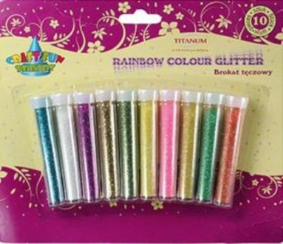 Okładka książki Brokat tęczowy 10 szt