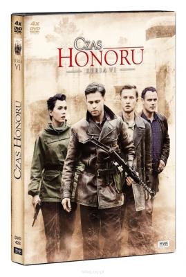 Czas honoru sezon 6 - DVD. Autor: M. Zakościelny, S. Bohosiewicz, M. Cielecka. SmakLiter.pl Okładka książki Czas honoru sezon 6 - DVD