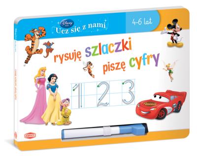 Okładka książki Disney Ucz się z nami. Rysuje...piszę cyfry
