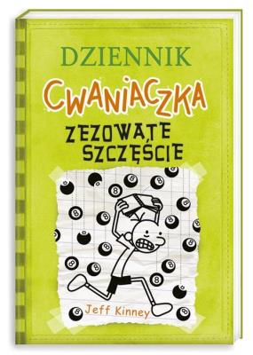 Dziennik cwaniaczka 8. Zezowate szczęście. Autor: Jeff Kinney. SmakLiter.pl Okładka książki Dziennik cwaniaczka 8. Zezowate szczęście