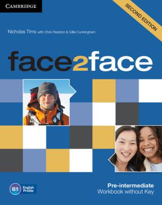 face2face Pre-intermediate Workbook. Autor: Tims Nicholas, Redston Chris. SmakLiter.pl Okładka książki face2face Pre-intermediate Workbook