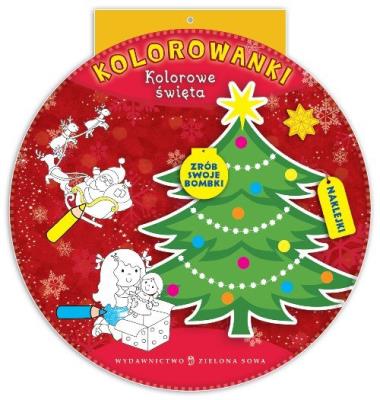 Okładka książki Kolorowanka - Kolorowe święta