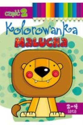 Kolorowanka malucha część 2 LITERKA. Autor: Lidia Szwabowska. SmakLiter.pl Okładka książki Kolorowanka malucha część 2 LITERKA