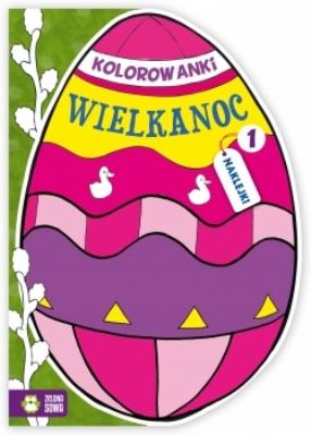 Okładka książki Kolorowanki wielkanocne cz. 1