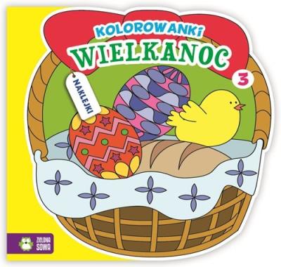 Okładka książki Kolorowanki wielkanocne cz. 3