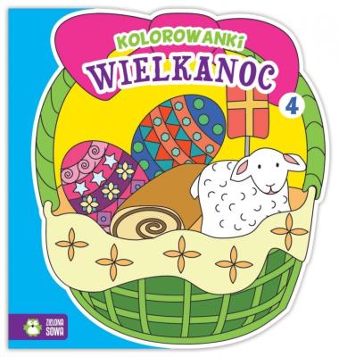 Okładka książki Kolorowanki wielkanocne cz. 4