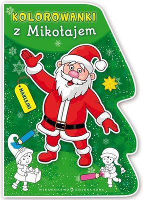 Okładka książki Kolorowanki z Mikołajem