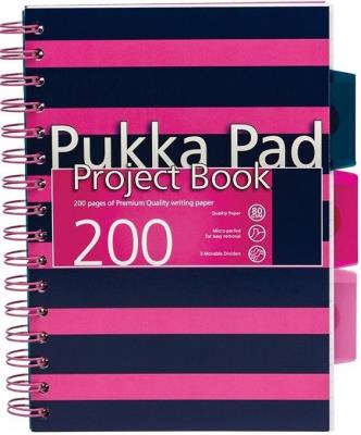 Kołozeszyt pr A5 7050 Navy 200k różowy. Autor: 200 stron w kratkę. SmakLiter.pl Okładka książki Kołozeszyt pr A5 7050 Navy 200k różowy
