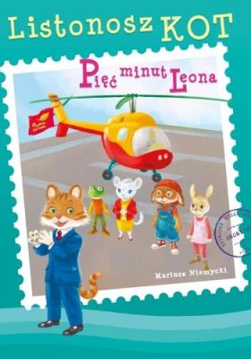 Listonosz Kot. Pięć minut Leona. Autor: Mariusz Niemycki. SmakLiter.pl Okładka książki Listonosz Kot. Pięć minut Leona