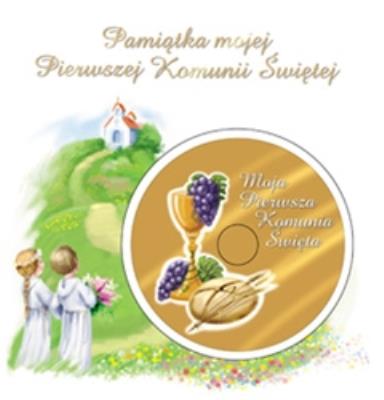 Okładka książki Pamiątka Pierwszej Komunii Świętej + DVD