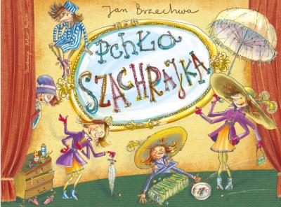 Pchła szachrajka TW. Autor: Jan Brzechwa. SmakLiter.pl Okładka książki Pchła szachrajka TW