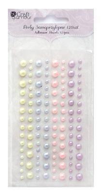 Opakowanie Perły samoprzylepne 120 szt pastel candies