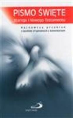 Pismo Święte ST i NT, mały format, opr. tw. + pag.. Autor:   Praca zbiorowa. SmakLiter.pl Okładka książki Pismo Święte ST i NT, mały format, opr. tw. + pag.