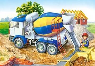 Puzzle 60 Betoniarka CASTOR. Autor:   Praca zbiorowa. SmakLiter.pl Okładka książki Puzzle 60 Betoniarka CASTOR