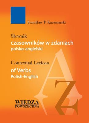 Okładka książki Słownik czasowników w zdaniach polsko-angielski