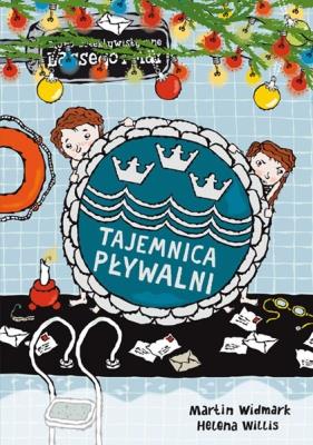 Tajemnica pływalni. Autor: Martin Widmark, Helena Willis. SmakLiter.pl Okładka książki Tajemnica pływalni