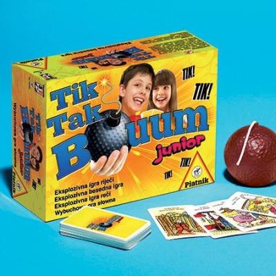 Okładka książki Tik Tak Bum Junior! PIATNIK