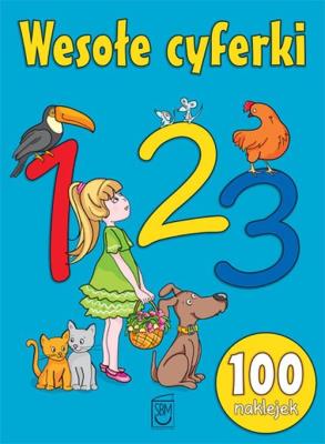 Okładka książki Wesołe cyferki 123