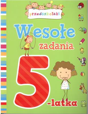 Okładka książki Wesołe zadania 5 latka