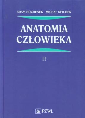 Anatomia człowieka tom 2. Autor: Bochenek Adam, Reicher Michał. SmakLiter.pl Okładka książki Anatomia człowieka tom 2