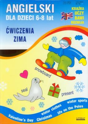 Okładka książki Angielski dla dzieci 6-8 lat Ćwiczenia jesień + Ćwiczenia zima