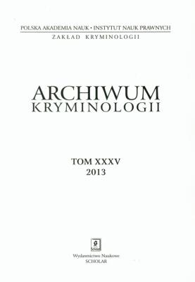 Opakowanie Archiwum kryminologii tom XXXV