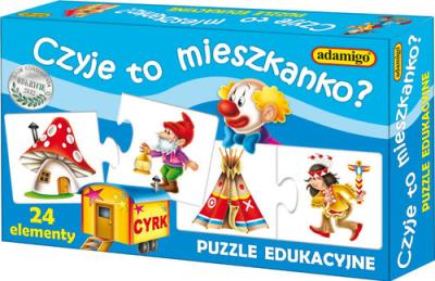 Opakowanie Czyje to mieszkano Puzzle edukacyjne