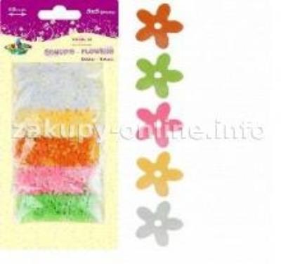 Okładka książki Dodatek dekoracyjny Titanum cekiny kwiaty