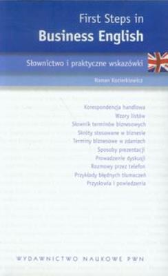 Okładka książki First Steps in Business English